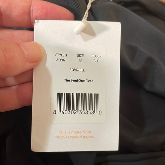 Andie The Symi One Piece Swimsuit Black size S NWT - Picture 5 of 9